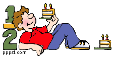 guy holding a fraction of a piece of cake